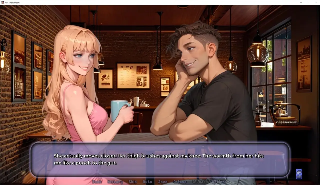 Not That Stream gameplay screenshot 20 (Ren'Py adult game) by legioflavia – free download