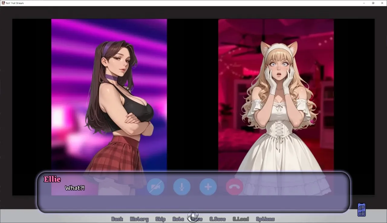 Not That Stream gameplay screenshot 18 (Ren'Py adult game) by legioflavia – free download