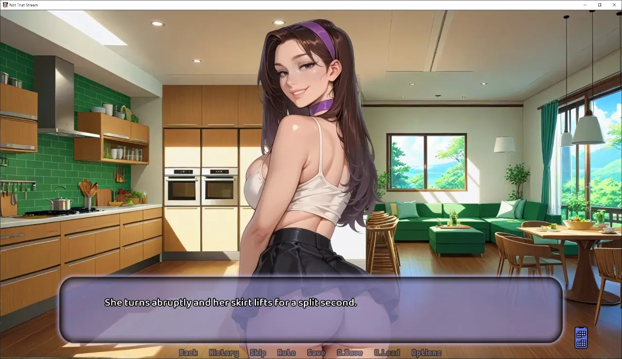 Not That Stream gameplay screenshot 11 (Ren'Py adult game) by legioflavia – free download
