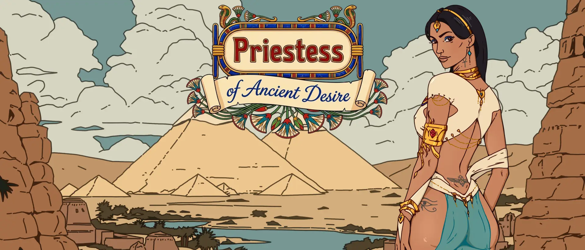 Priestess of Ancient Desire cover 0.02c – HTML adult game by Lunymphic Studios free download