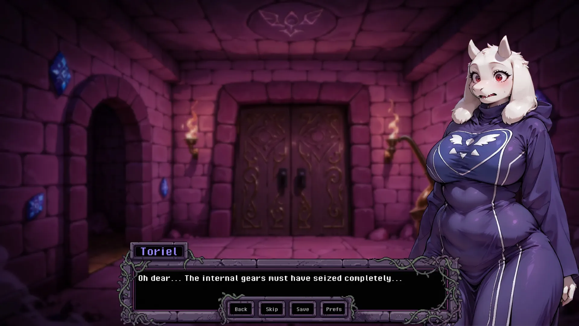 Toriel’s Embrace gameplay screenshot 2 (Ren'Py adult game) by Patreon – free download