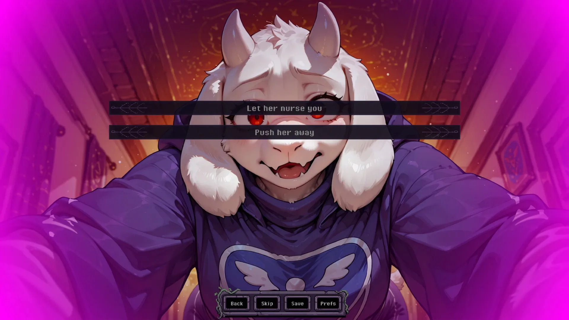 Toriel’s Embrace gameplay screenshot 8 (Ren'Py adult game) by Patreon – free download