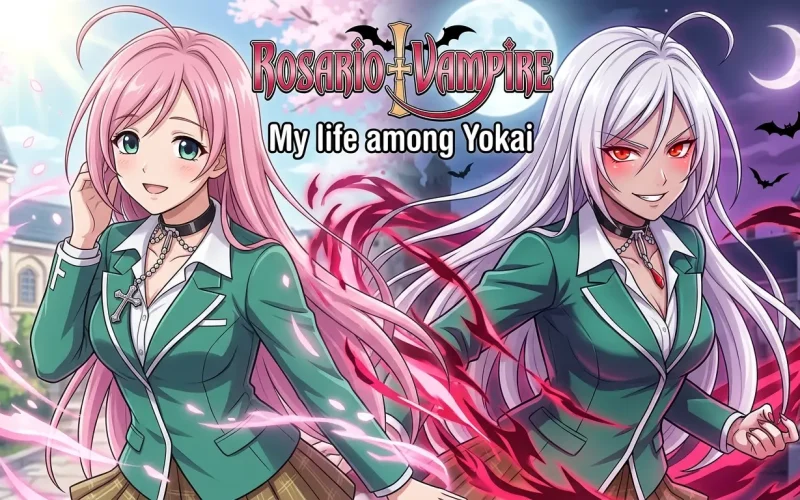 Rosario + Vampire cover 0.3.0 – Ren'Py adult game by Pink Hare free download