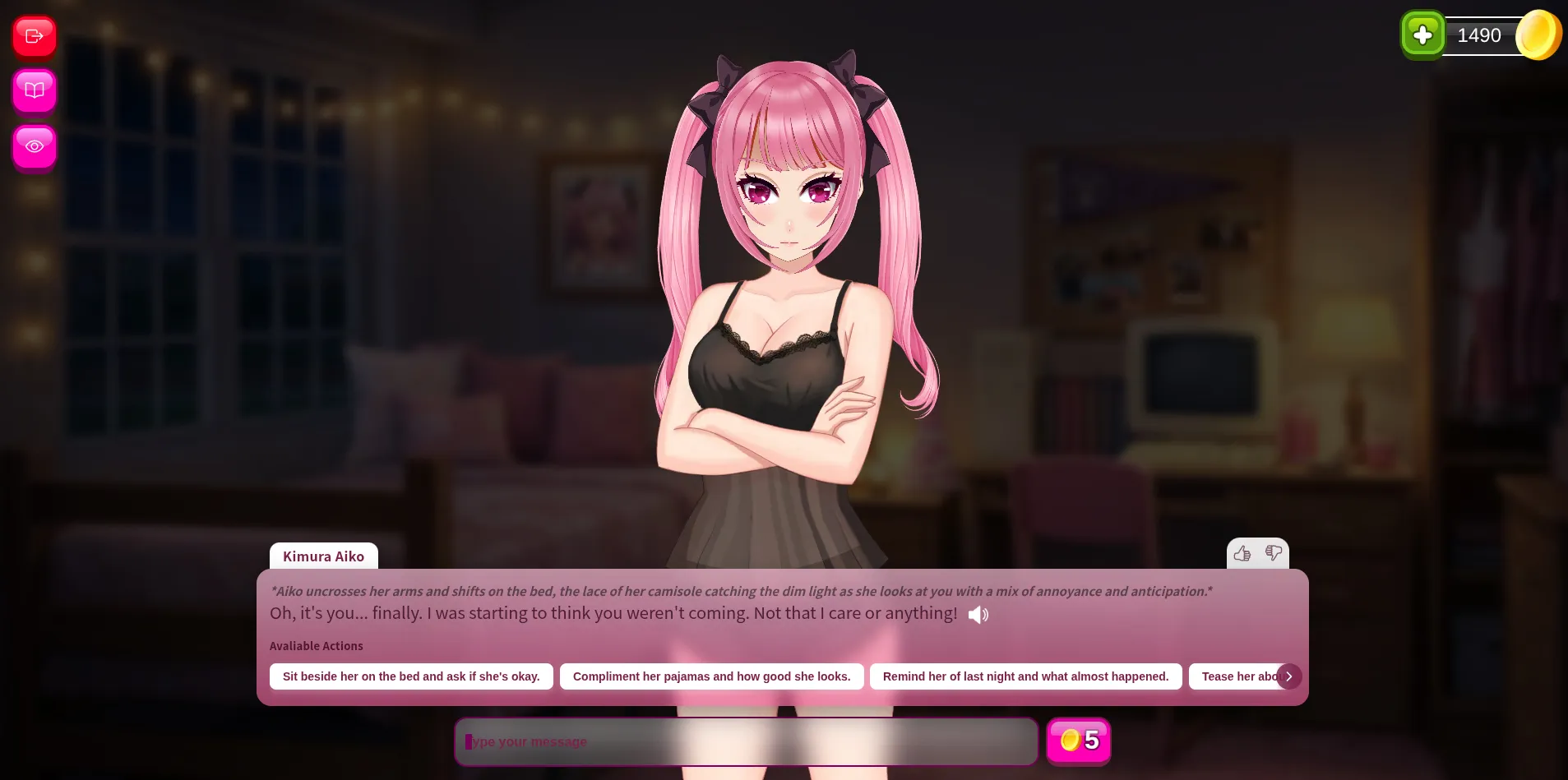 Roleplay Passion gameplay screenshot 2 (Ren'Py adult game) by Roleplay Passion – free download