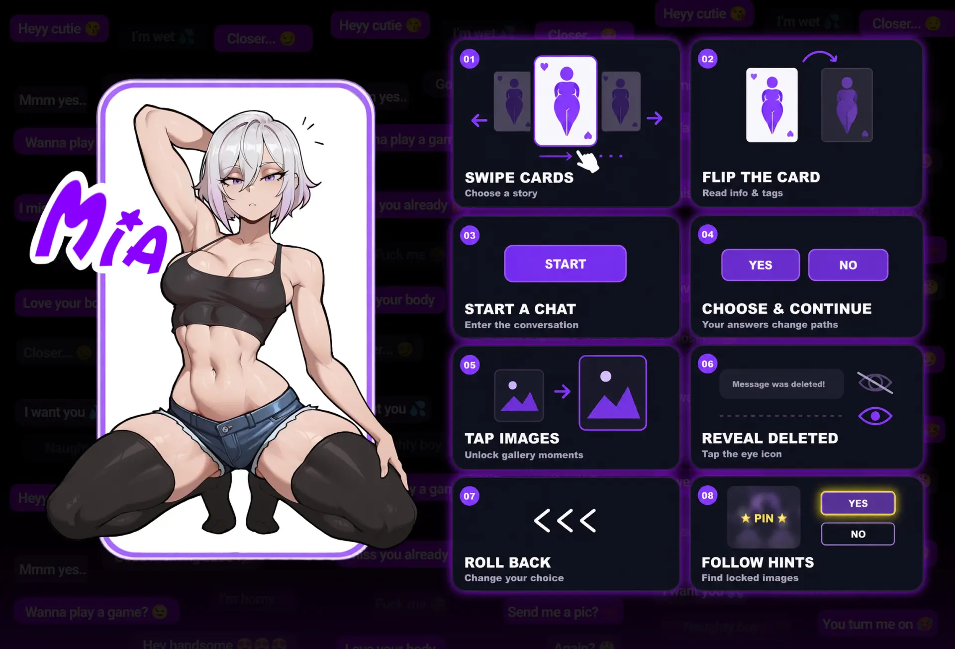 Horny Chat gameplay screenshot 4 (Godot adult game) by InXylor – free download