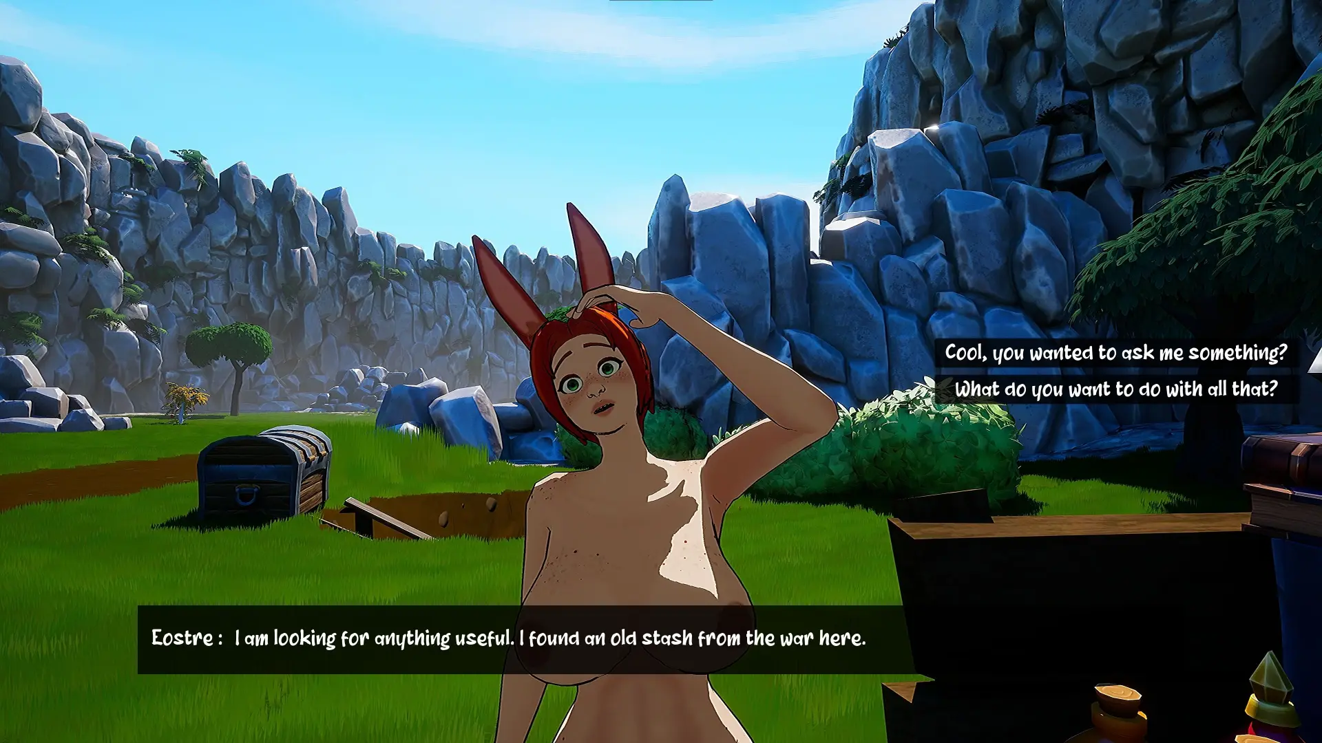 Monster Girls Escapade gameplay screenshot 2 (Unreal Engine adult game) by Evius Laboratory – free download