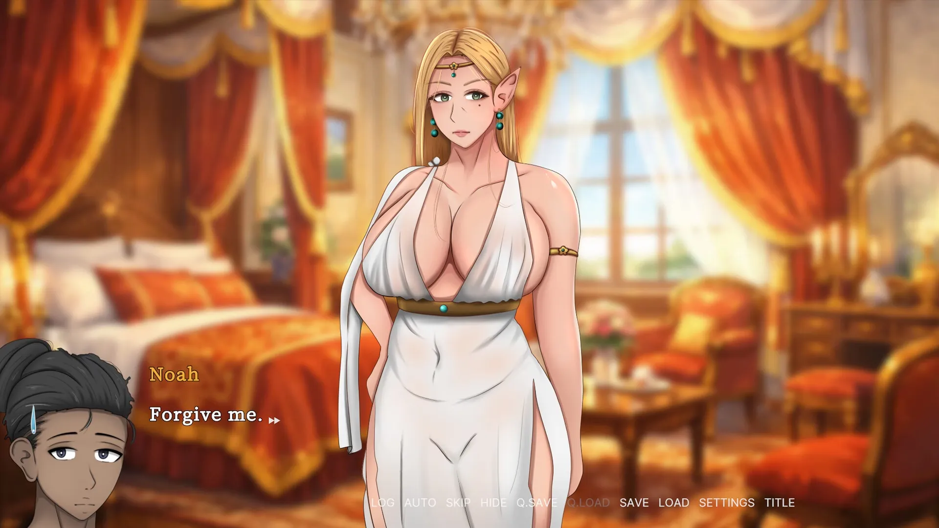 Claiming the Noble Elf Mother gameplay screenshot 3 (Unity adult game) by HotBamboo – free download