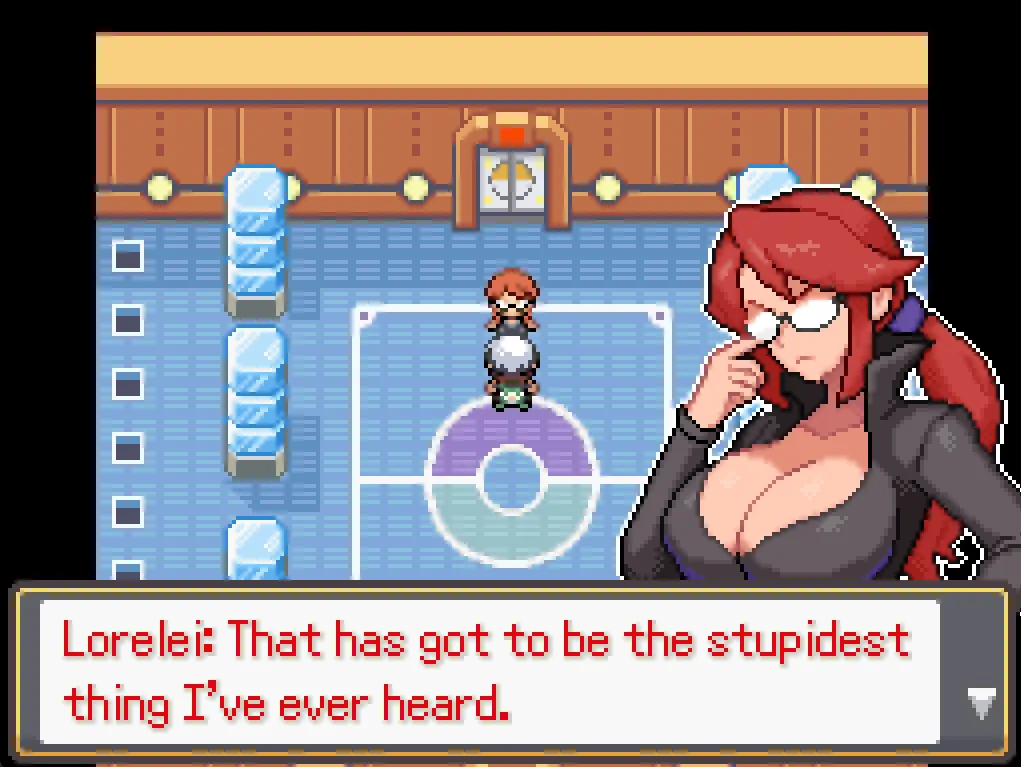 Pokémon Mind & Body gameplay screenshot 1 (RPGM adult game) by idite – free download
