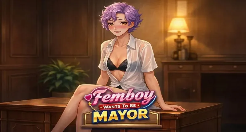 Femboy Wants To Be Mayor cover 1.0 – Ren'Py adult game by Hellim Studios free download