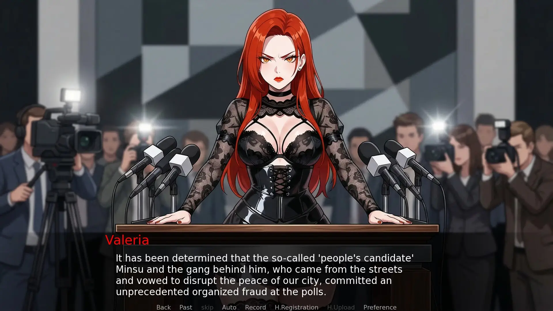 Femboy Wants To Be Mayor gameplay screenshot 7 (Ren'Py adult game) by Hellim Studios – free download