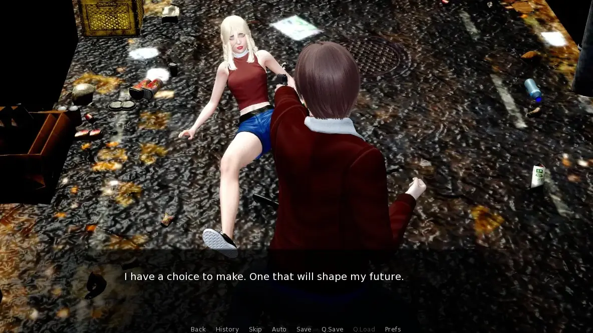 From Light, Into Dark gameplay screenshot 1 (Ren'Py adult game) by AlamanthisGames – free download