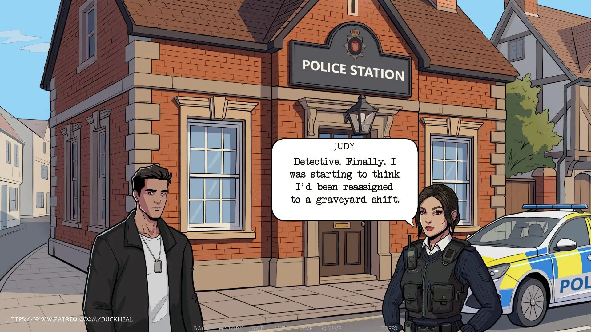 Damned Desires gameplay screenshot 1 (Ren'Py adult game) by DuckHeal – free download