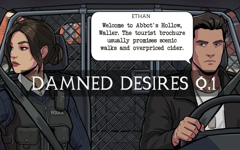 Damned Desires cover 0.1 – Ren'Py adult game by DuckHeal free download