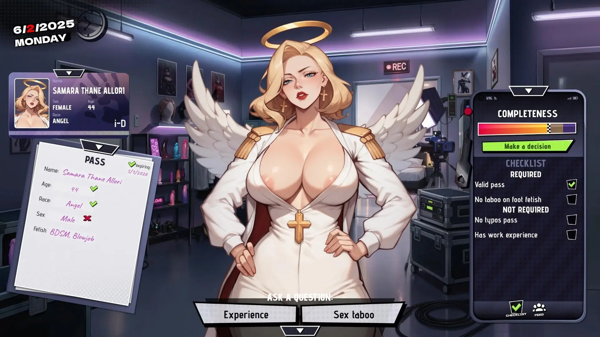 Next Girl, Please gameplay screenshot 4 (Unity adult game) by Lewd Star – free download