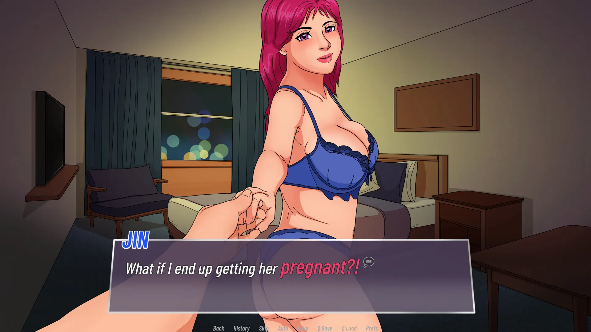 Heartbreak Detour gameplay screenshot 1 (Ren'Py adult game) by ParkedHearts – free download