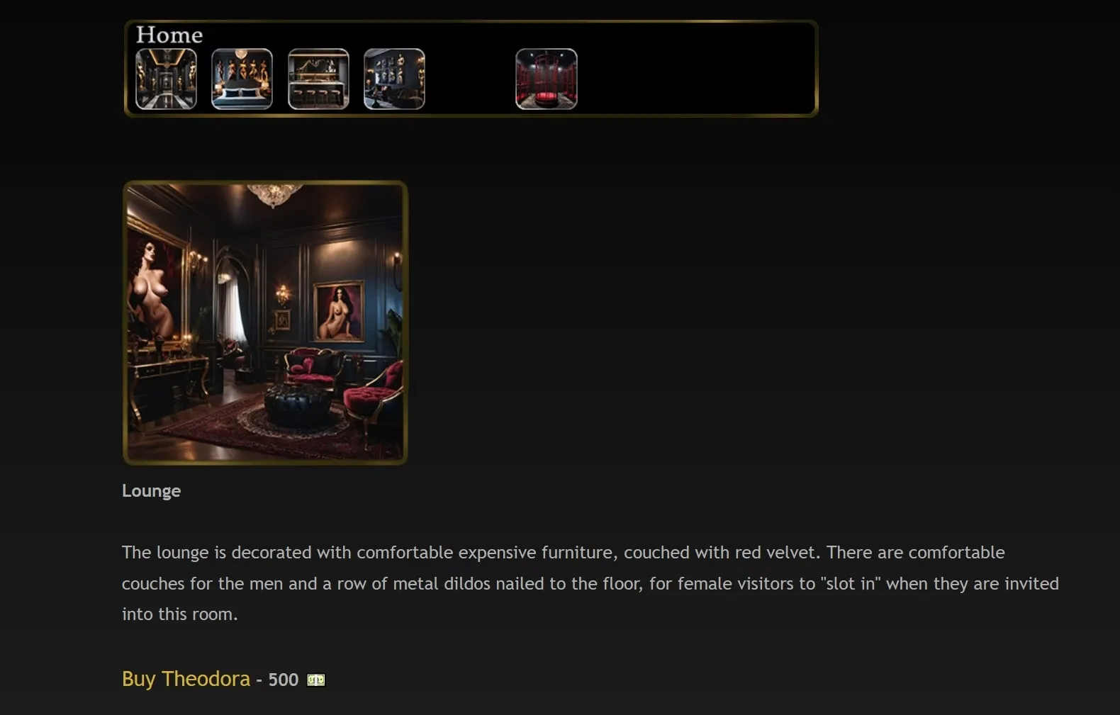 Empire of Man gameplay screenshot 2 (HTML adult game) by Oranos – free download