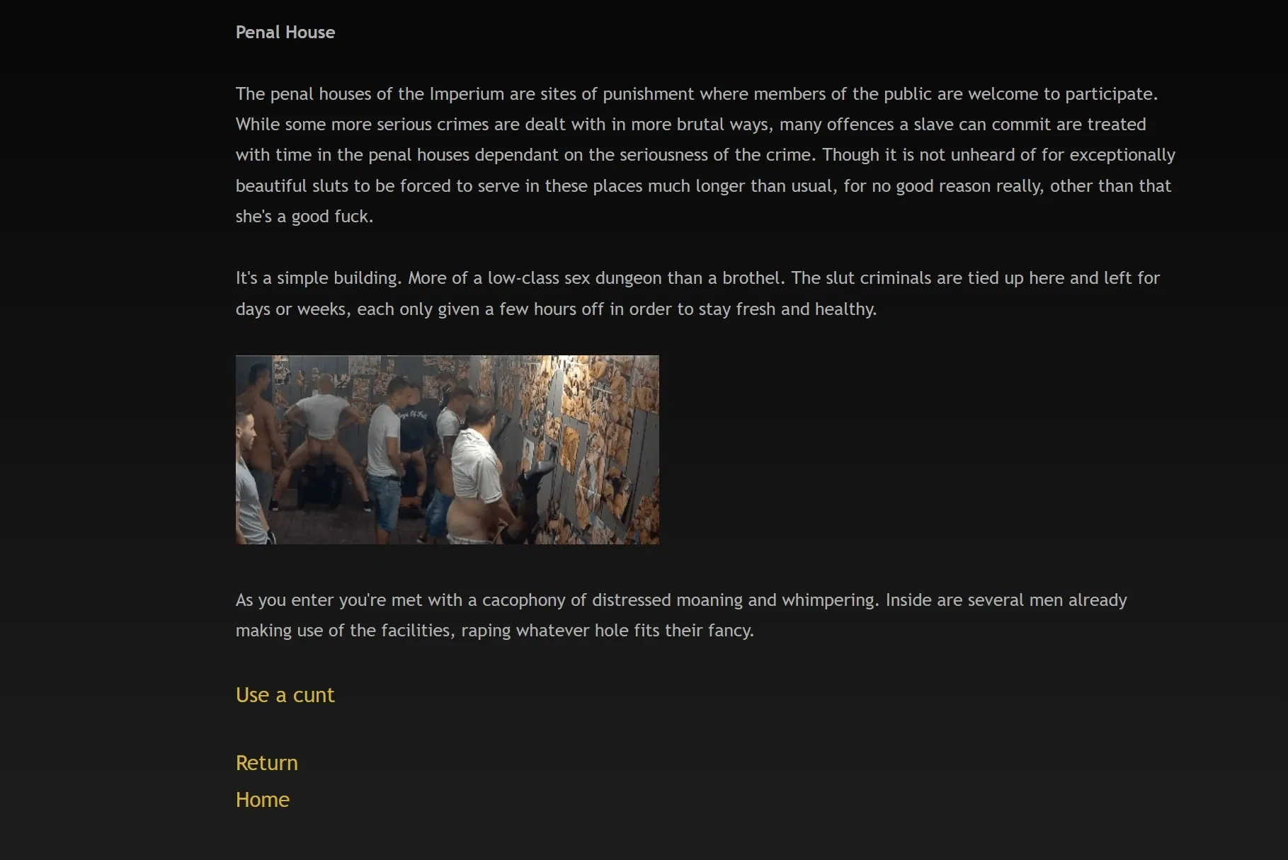 Empire of Man gameplay screenshot 4 (HTML adult game) by Oranos – free download
