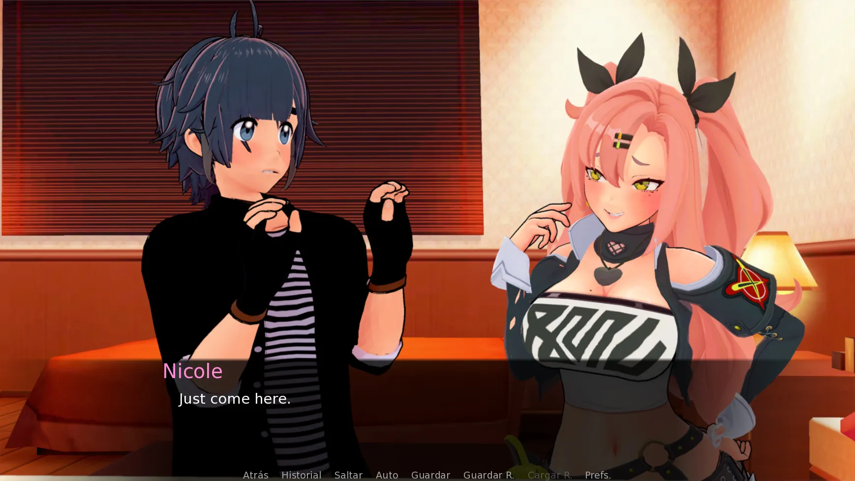 Proxy Stream gameplay screenshot 1 (Ren'Py adult game) by gaskuit – free download