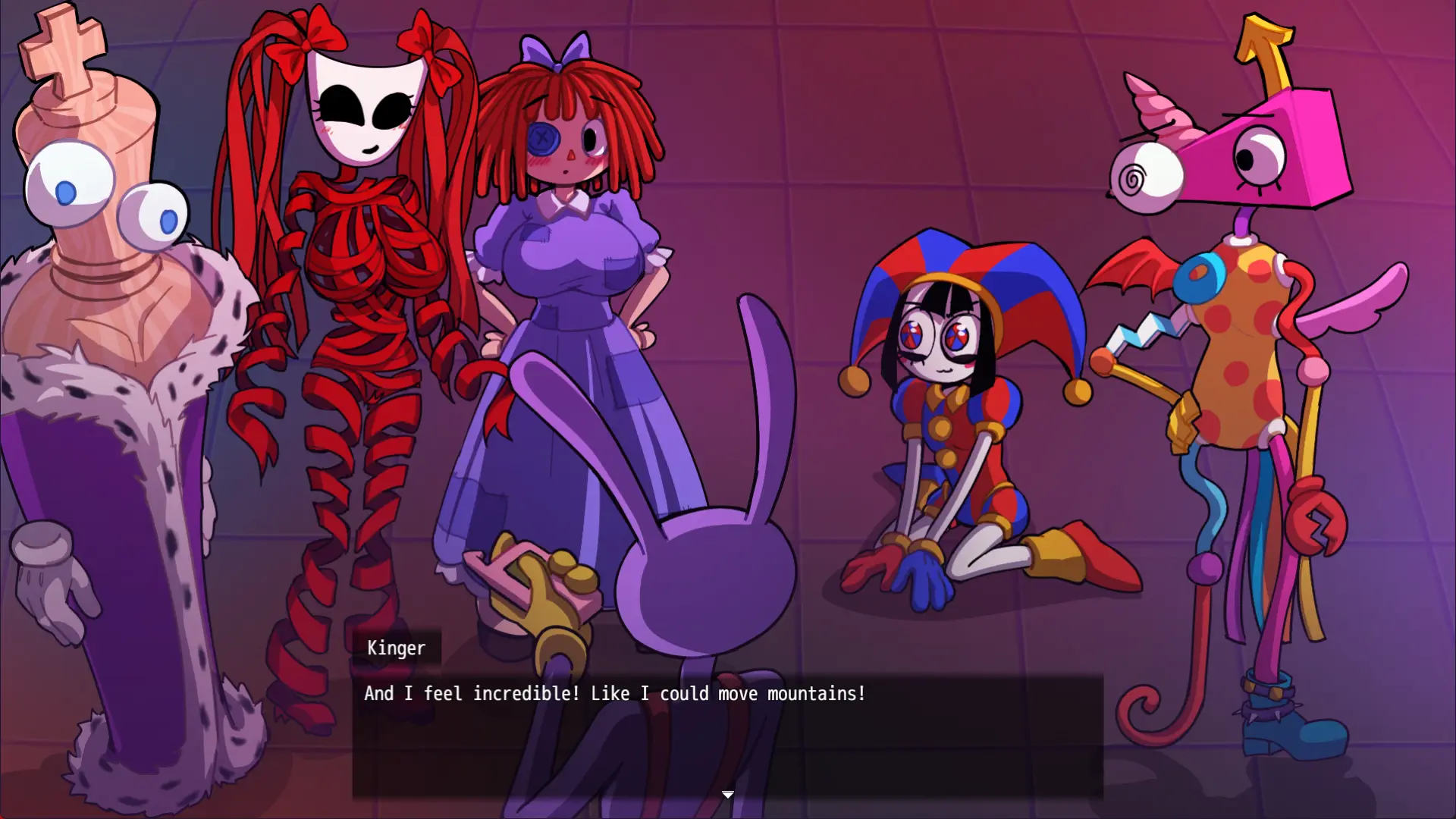 The Amazing Digital LEWD Circus gameplay screenshot 6 (RPGM adult game) by Somnambula LinkTree – free download