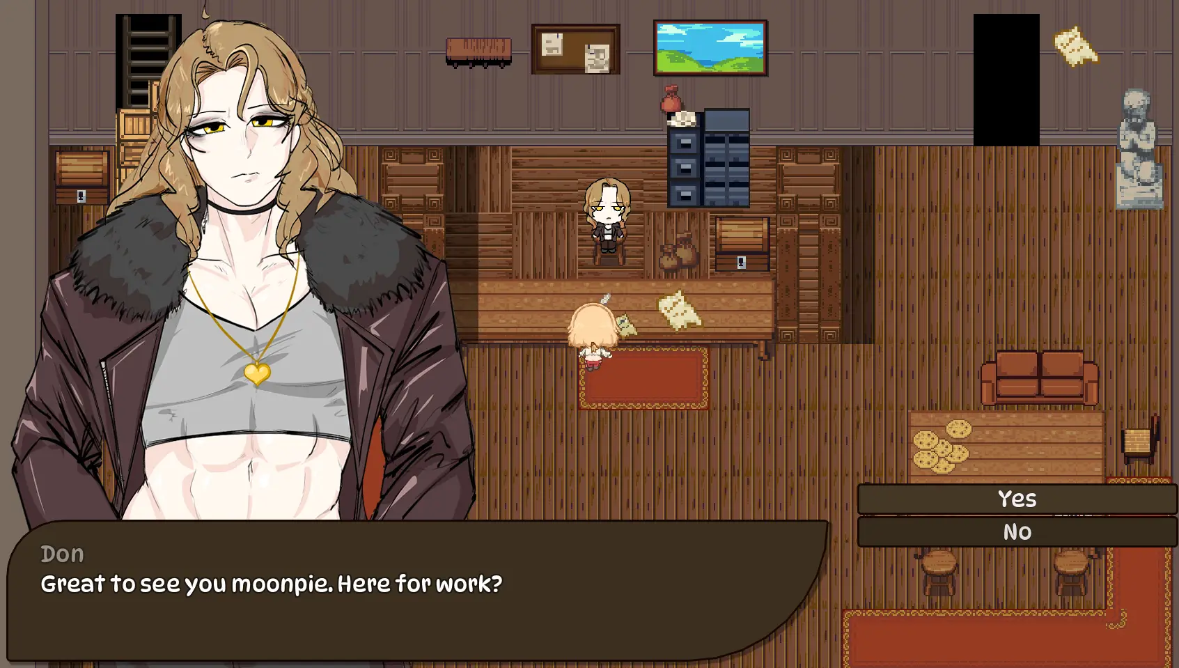 Lenore PhD gameplay screenshot 8 (Godot adult game) by gaabaju – free download