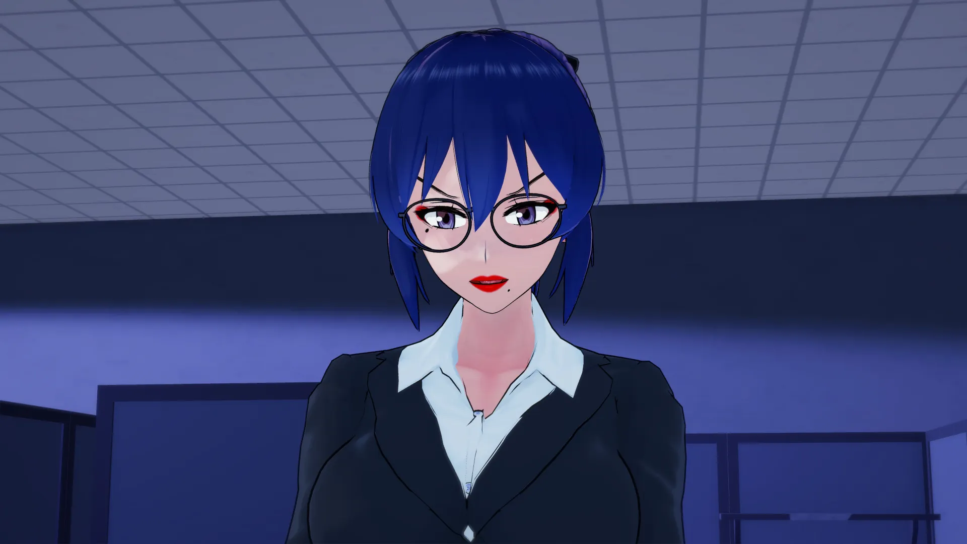 Saved By My Futa Boss gameplay screenshot 1 (Ren'Py adult game) by Purple Pulse – free download