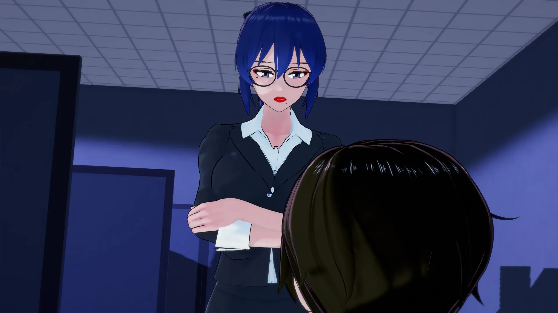 Saved By My Futa Boss gameplay screenshot 2 (Ren'Py adult game) by Purple Pulse – free download