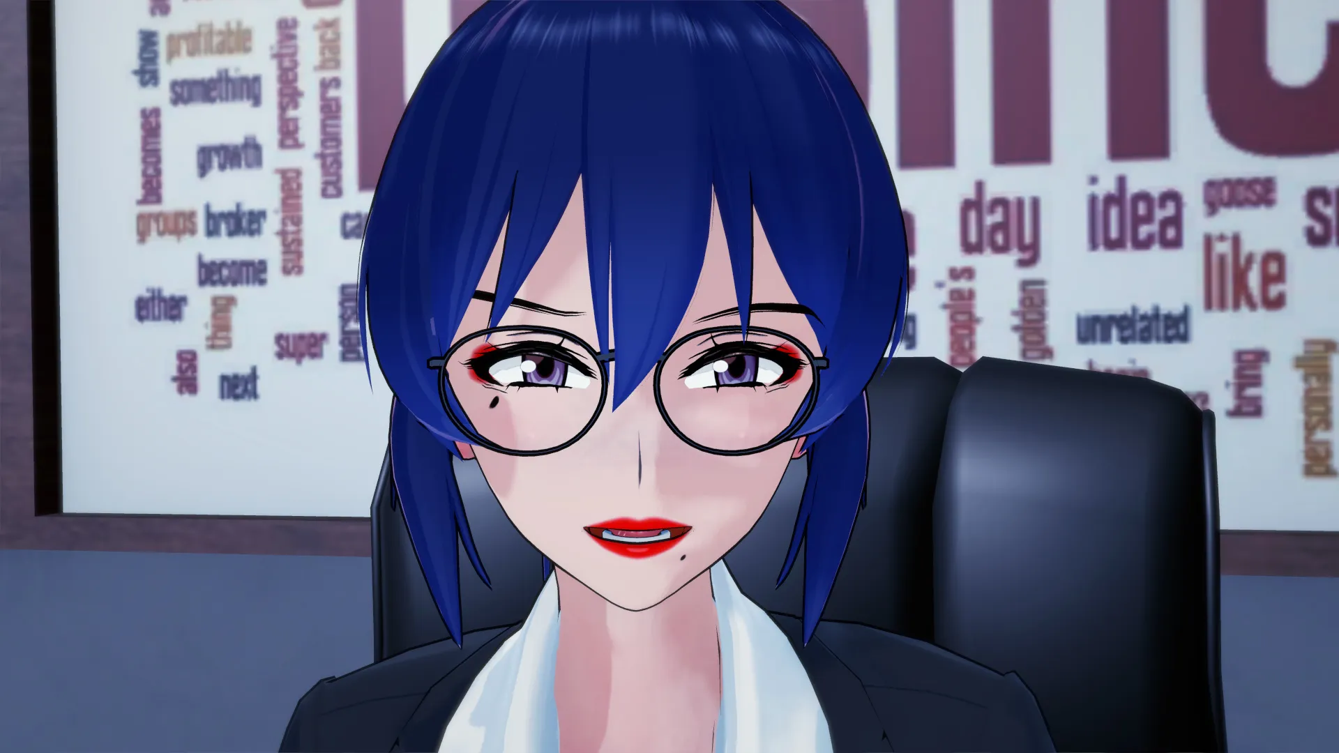 Saved By My Futa Boss gameplay screenshot 6 (Ren'Py adult game) by Purple Pulse – free download