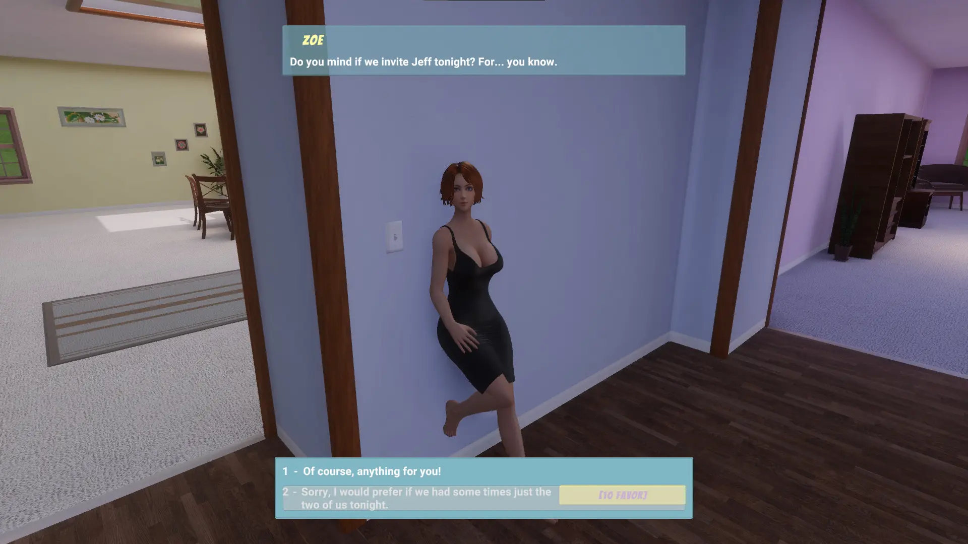 Femdom Wife Game – Zoe gameplay screenshot 6 (Unity adult game) by FemdomWifeGame – free download