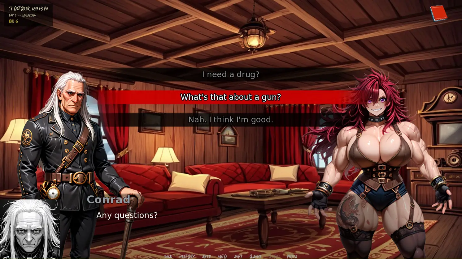 A Tainted Space gameplay screenshot 2 (Ren'Py adult game) by Cgfhy1 – free download