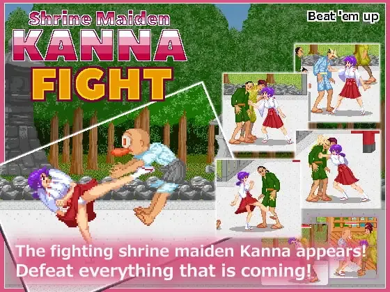 Shrine Maiden Kanna’s Meatheaded ExorFist Record gameplay screenshot 5 (Others adult game) by Maruru Software – free download