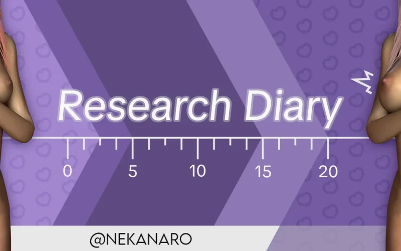 Research Diary cover 0.1 – Ren'Py adult game by Nekanaro free download