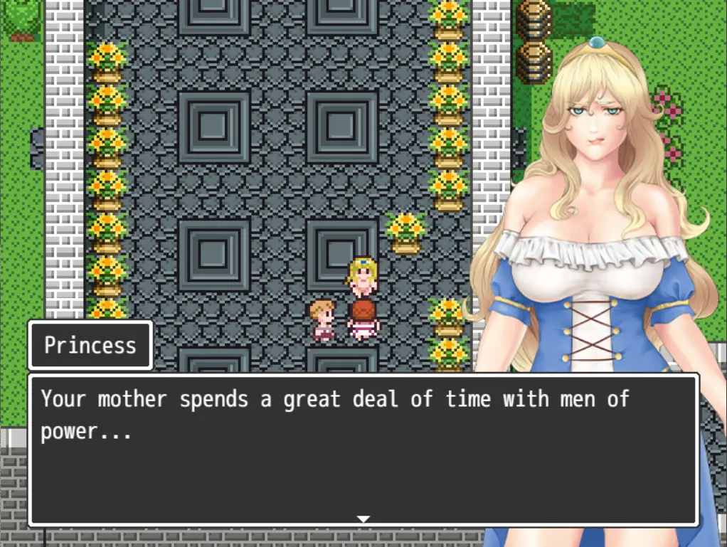 Desperate Q..Quest gameplay screenshot 5 (RPGM adult game) by 1handfriendly – free download