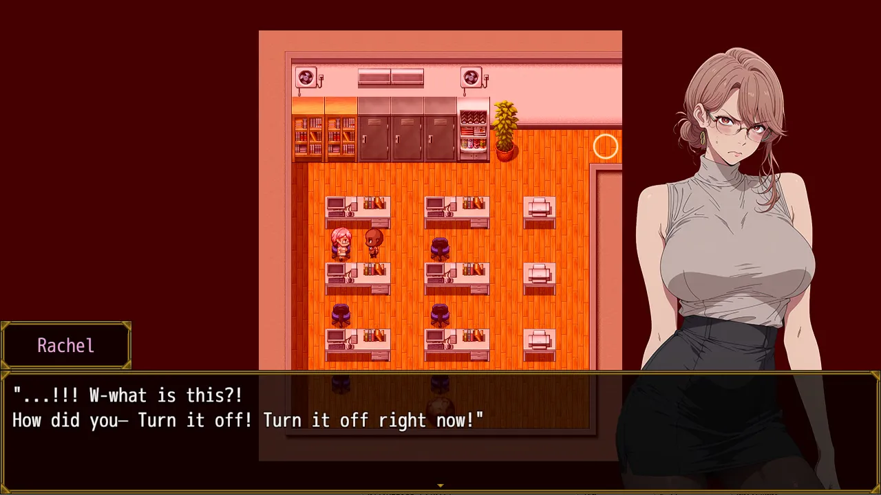 Behind The Mask gameplay screenshot 3 (RPGM adult game) by Sherlucky – free download