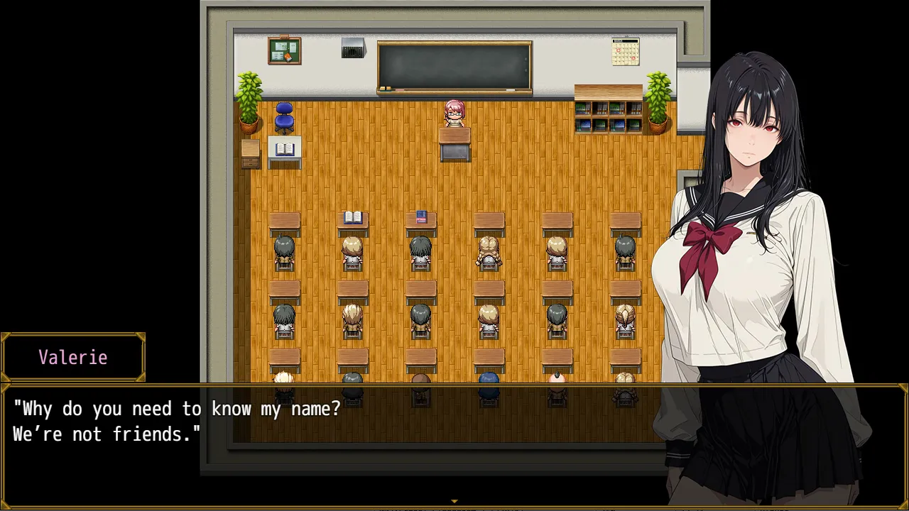 Behind The Mask gameplay screenshot 9 (RPGM adult game) by Sherlucky – free download