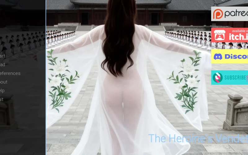 The Heroine’s Vendetta cover 0.1.1 Demo – Ren'Py adult game by Lunar Whisper free download