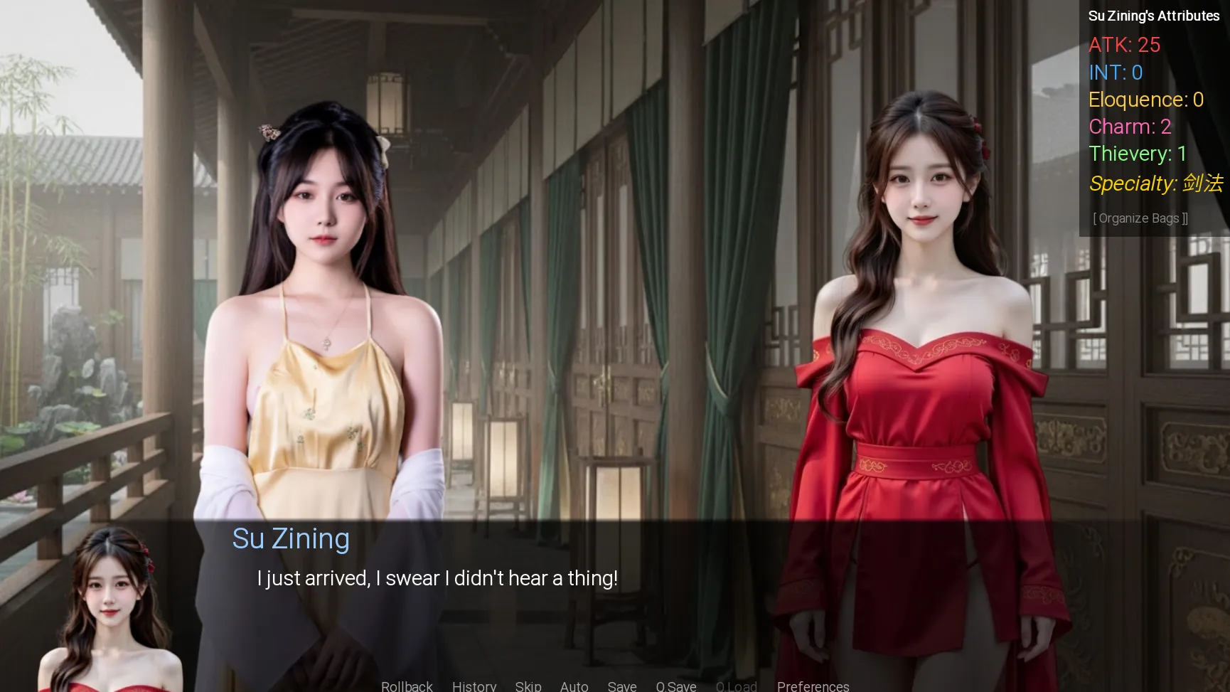 The Heroine’s Vendetta gameplay screenshot 7 (Ren'Py adult game) by Lunar Whisper – free download