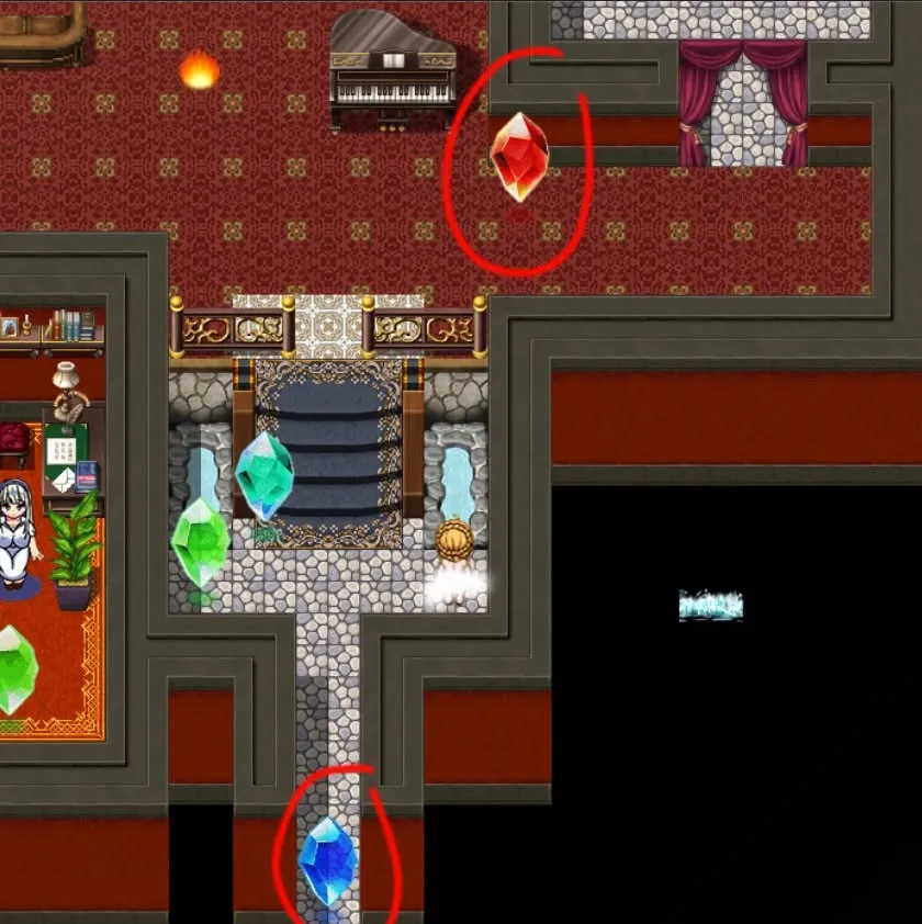 Queen Mylene and the Corrupted Kingdom gameplay screenshot 3 (RPGM adult game) by DryFish (TrumCaKho) – free download