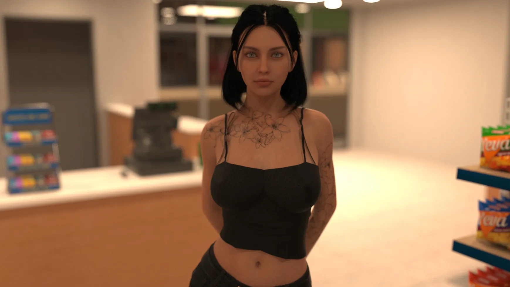 Rain After Her gameplay screenshot 1 (Ren'Py adult game) by Frontrise Studios – free download