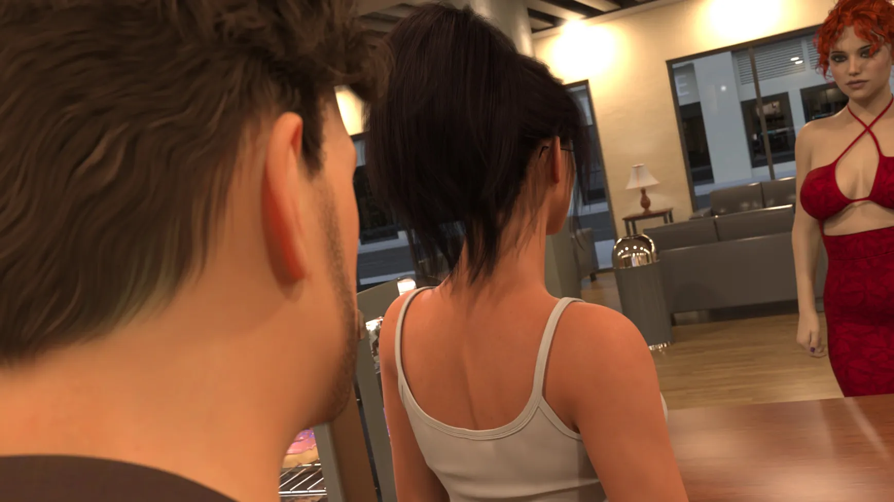Rain After Her gameplay screenshot 3 (Ren'Py adult game) by Frontrise Studios – free download