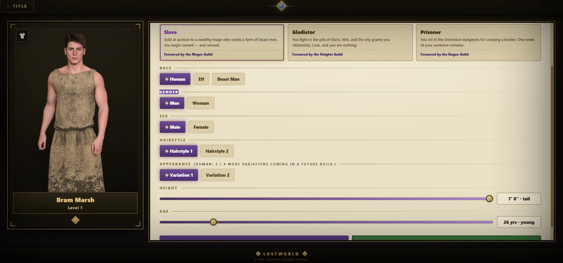 Lustworld gameplay screenshot 4 (HTML adult game) by WetterMelon – free download