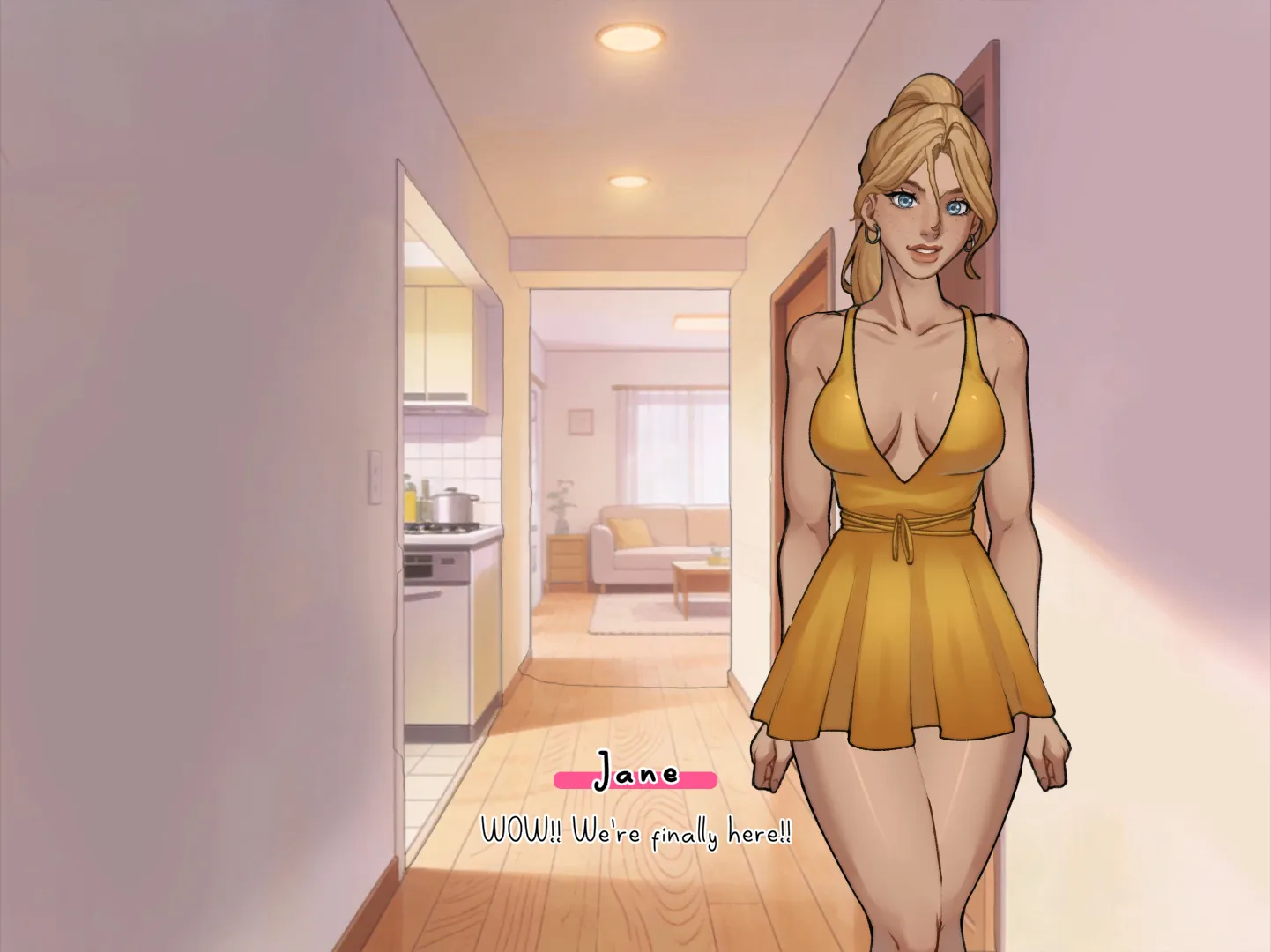 Cohabitation Troubles gameplay screenshot 1 (Unity adult game) by Burning Pixels Games – free download