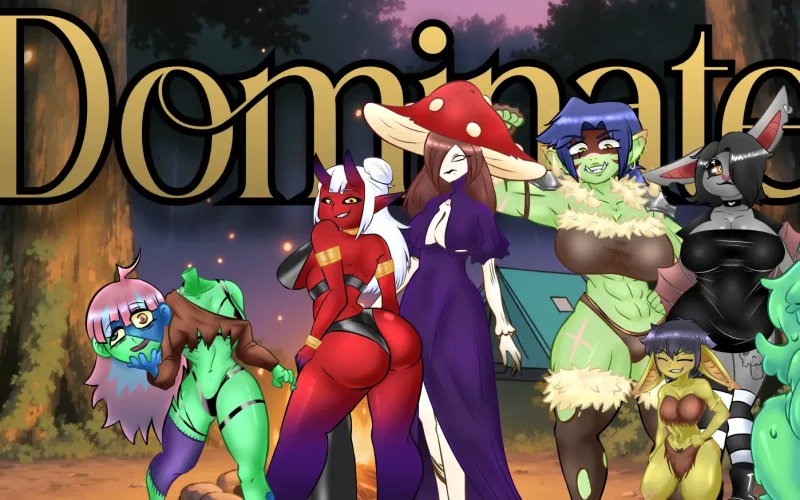 Dominate cover 0.9.5 – Ren'Py adult game by WhiteGarouu free download