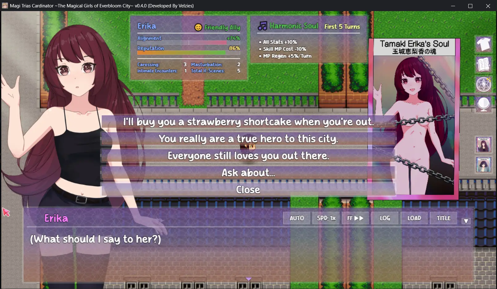Magi Trias Cardinator gameplay screenshot 7 (RPGM adult game) by Velzies – free download