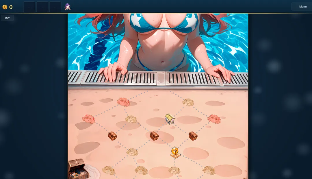 Poolside Secrets gameplay screenshot 2 (Godot adult game) by Adult Adventures – free download