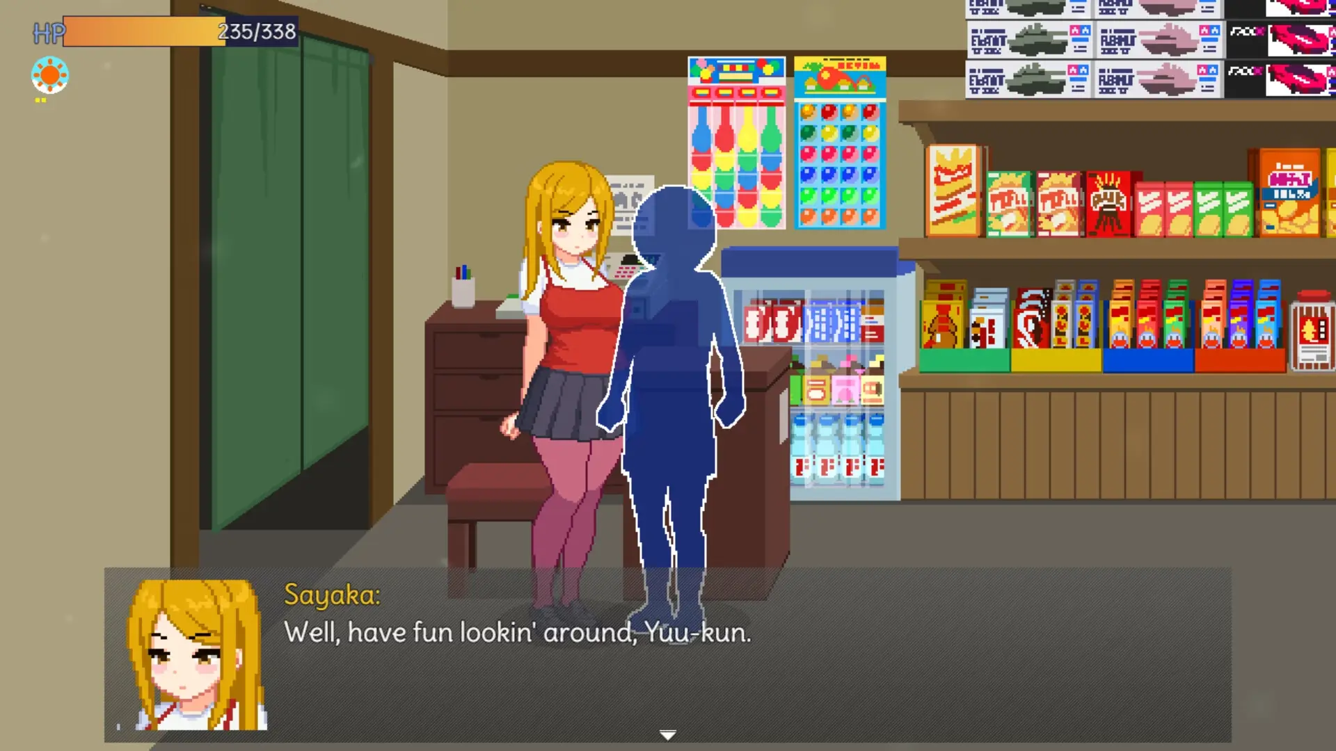 Summer Sisters gameplay screenshot 4 (RPGM adult game) by おけゆ亭 – free download