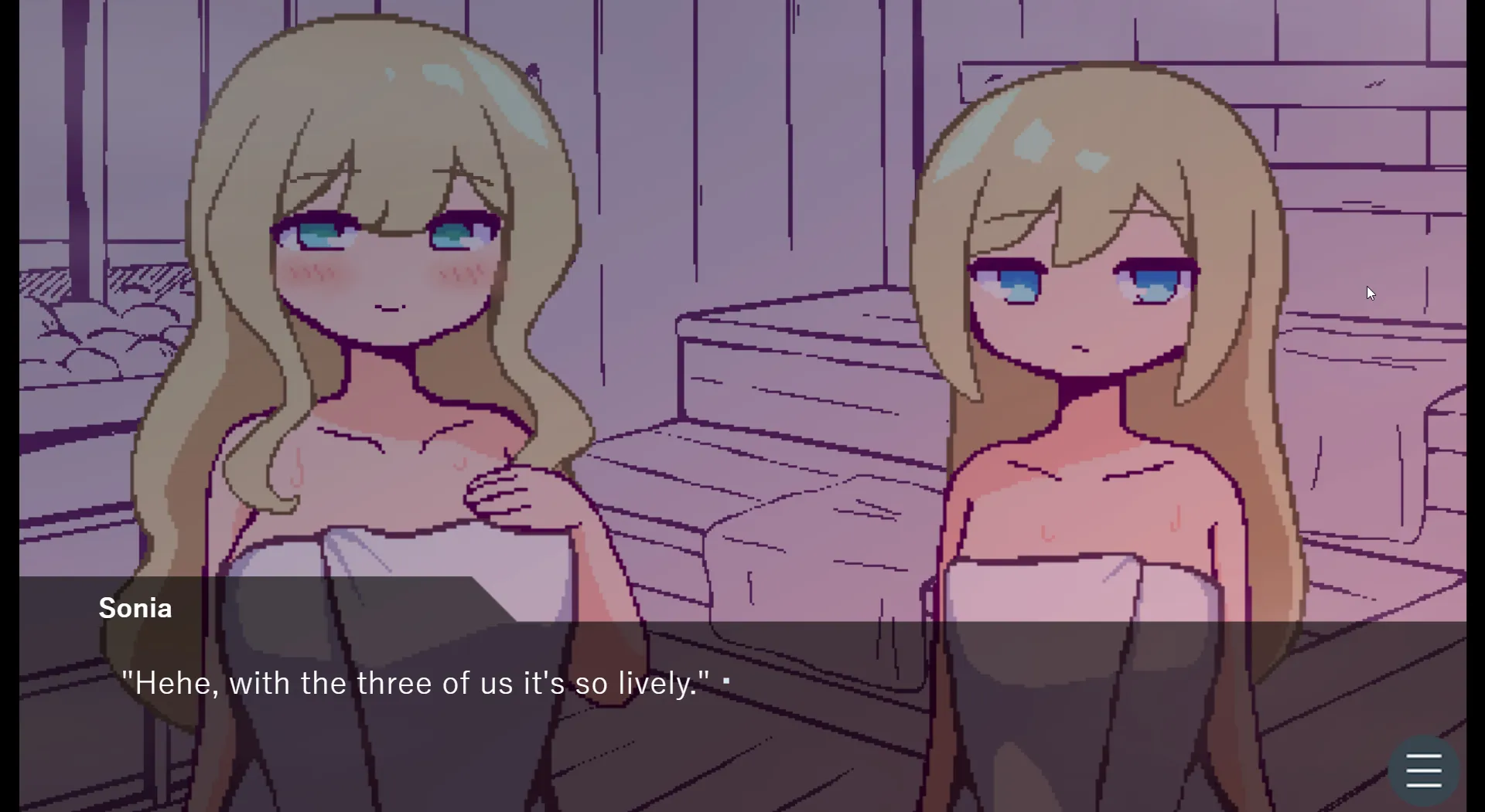 Sweet Pension Life with Nordic Sisters gameplay screenshot 6 (Others adult game) by owakinoki (終木ノキ) – free download