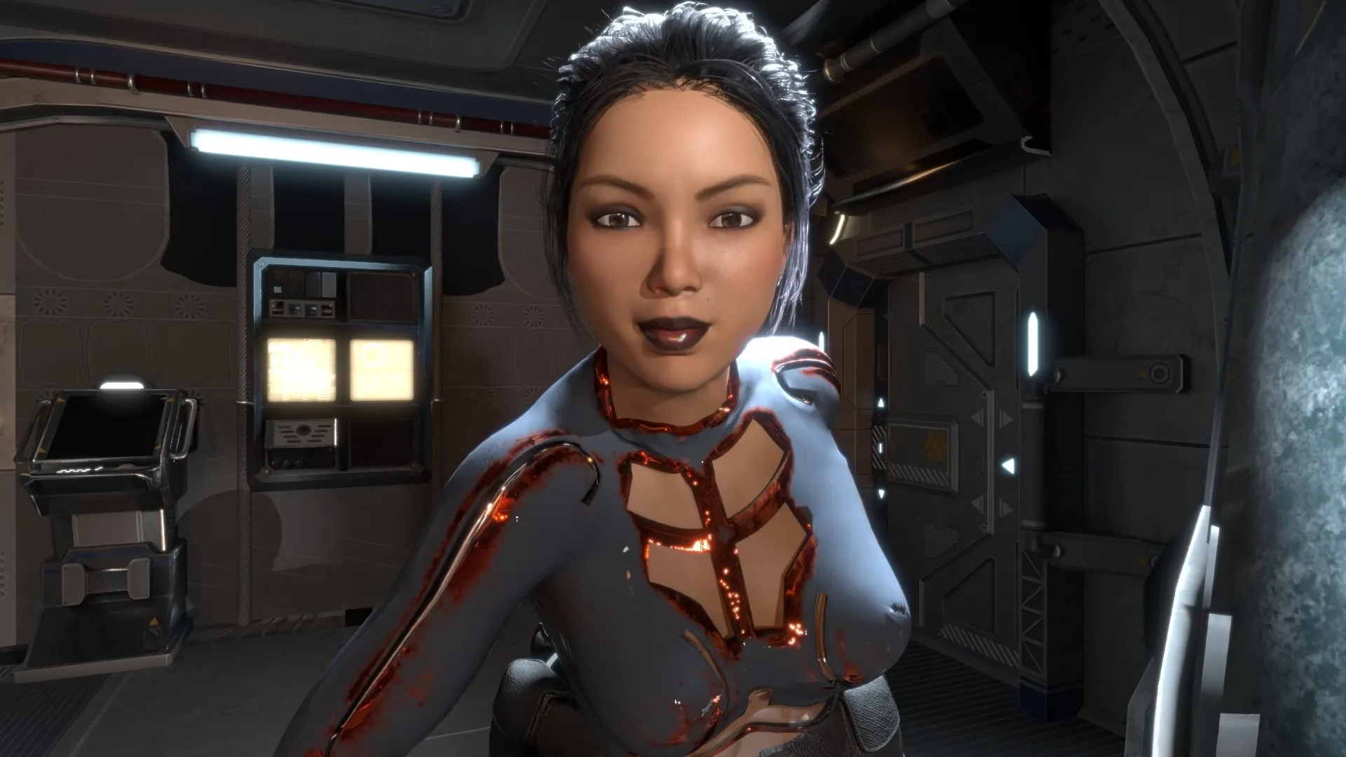 The Stowaway – Aboard the Vanguard gameplay screenshot 6 (Ren'Py adult game) by Dazzling Media – free download