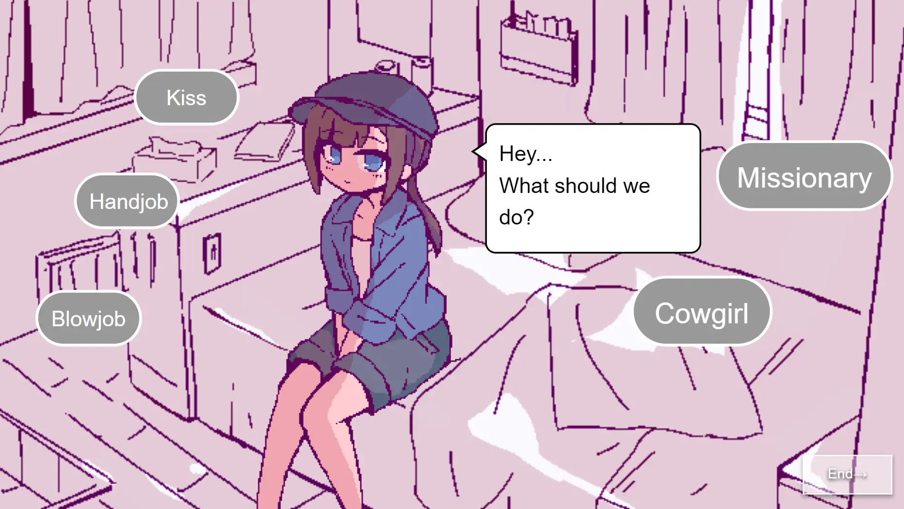Wanna Have Sex in the Campervan? gameplay screenshot 1 (Others adult game) by owakinoki (終木ノキ) – free download