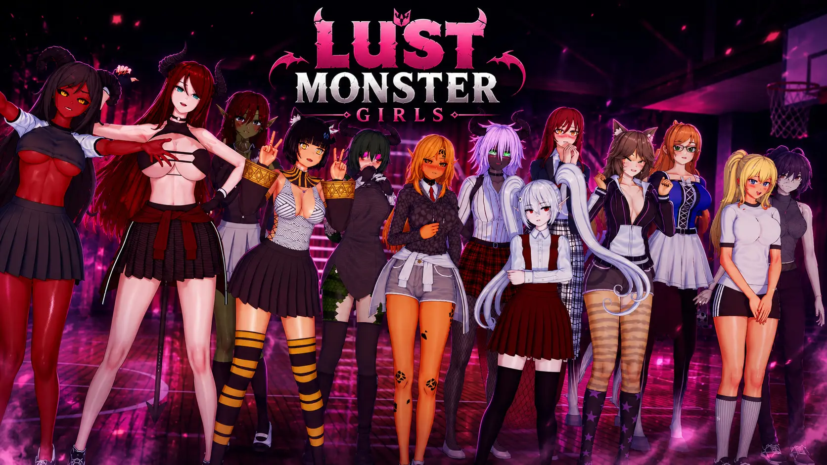 Lust Monster Girls cover 0.01 – Ren'Py adult game by deasfulf free download