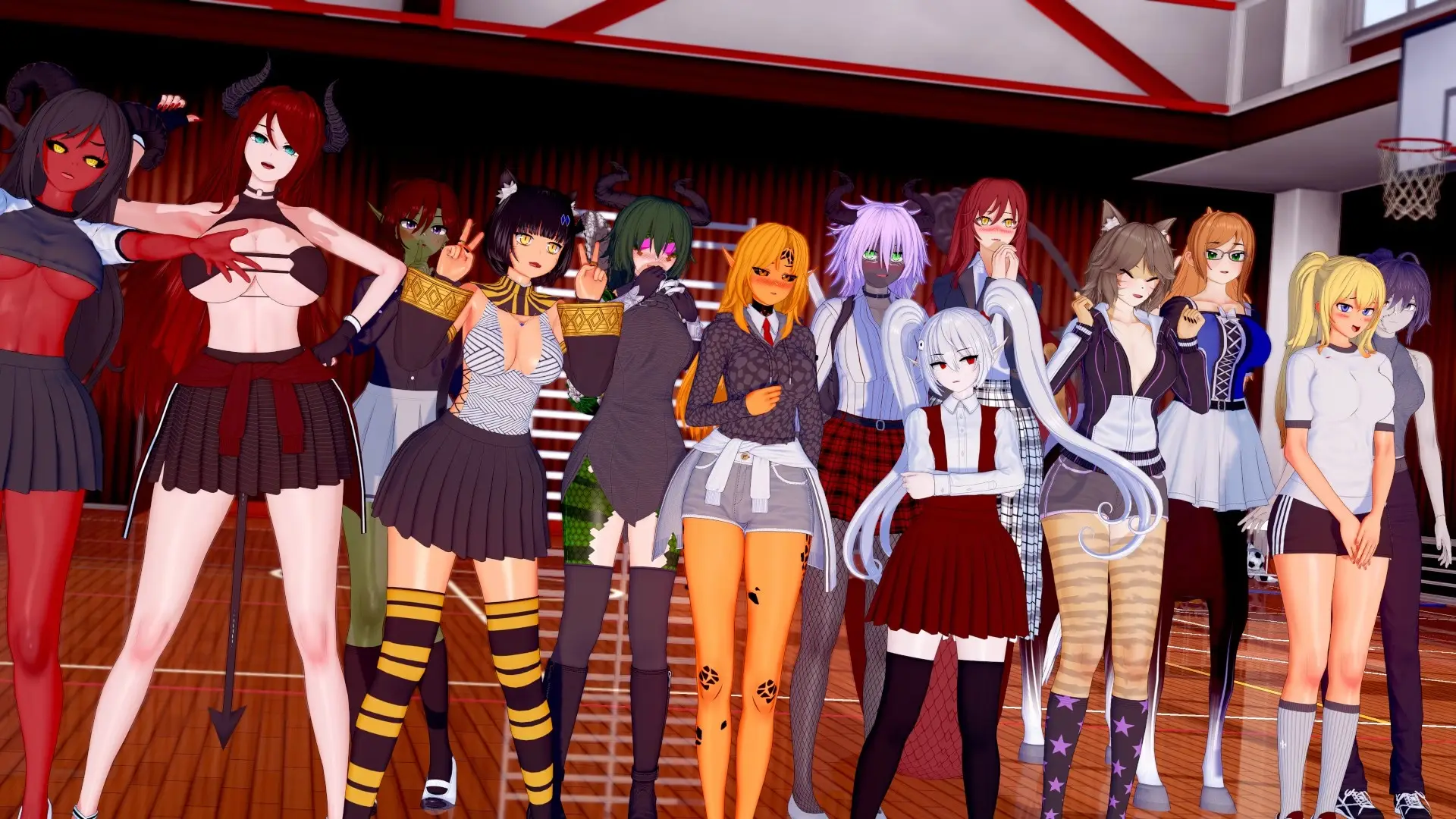 Lust Monster Girls gameplay screenshot 2 (Ren'Py adult game) by deasfulf – free download